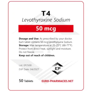 T4 - 50mcg/tab 50 tab/bag
